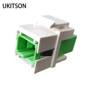 랜커플러 랜선 커플러 분배기 SC-SC APC 광섬유 커넥터 삽입 키스톤 SC UPC 네트워크 콘센트용 광 모드 어