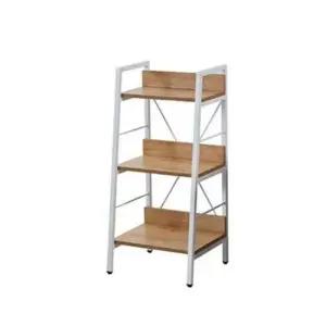 더크린 사다리 다용도 선반책장 홀리슬림3단 화이트 책장