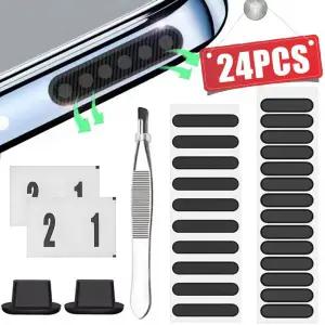 충전단자보호캡 폰 방진망 스티커 스피커 메쉬 아이폰 17 삼성용 사운드 홀 충전 포트 먼지 커버 콘센트