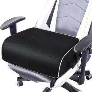 히메이크 두꺼운 의자 쿠션 꼬리뼈 를 위한 사무용 부스터 시트 미끄럼 방지 메모리 폼 휴대용 손잡이 포함