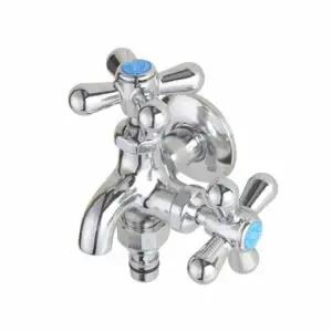 세탁기수전 두갈래다용도꼭지 수전 수도꼭지 세탁기 베란다 욕실