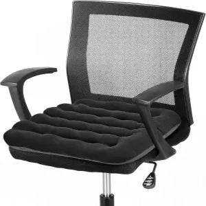 컴퓨터 책상 주방 의자를 위한 BUYUE 굿 서포트 오피스 쿠션 패딩 소프트 벨벳 편안한 미끄럼 방지 시트