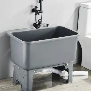 플라스틱 간이 세면대 캠핑 야외 보조 싱크대 개수대 하부 걸레 세척