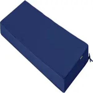 야외 벤치 쿠션 48 x 18 인치 두꺼운 방수 현관 스윙 타이 파티오 가구 의자 패드 5 년 컬러 패스트니스