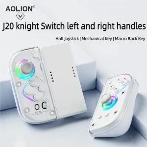 듀얼센스엣지 Aolion J20 Knight 무선 게임 패드 스위치 NS Joycon 조이스틱 모션