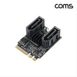 [골드스마일]M.2 WiFi A Key E Key to 듀얼 SATA 컨버터 2Port 2