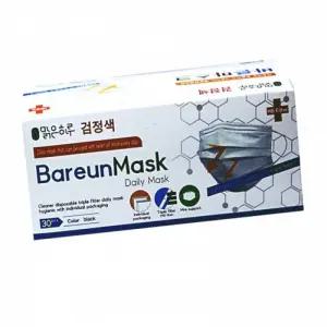 데일리 바른마스크 성인용30매(검정)