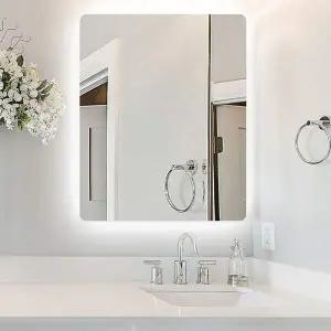 [골드스마일]욕실사각거울 LED 욕실 거울 화장대 인테리어 거울3색