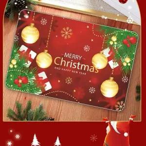 [골드스마일]크리스마스 규조토 발매트 디자인 발매트