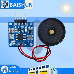 압전 진동 센서 모듈 Arduino IoT 및 동작 감지를 위한 5V 디지털 TTL 출력 저전력 설계