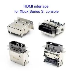 듀얼센스엣지 XBOX S X 1개 오리지널 ONE Slim HDMI 호환 포트 소켓 커넥터 교체
