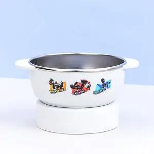 또봇 논슬립 대접스텐 아동식기 유아 캐릭터 식기 이식 어린기 어린이