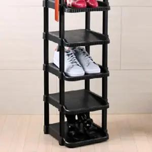 현관 신발 정리대 8켤레 틈새 슈즈렉 신발장 보관함