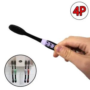 [RIZPICK]검정칫솔 4개입 치과 굿나잇