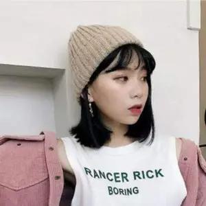 캐주얼 커플 골지 CAP 모자 비니 롱비니