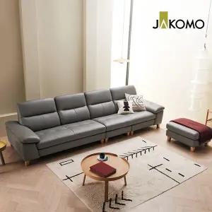 [신세계라이브쇼핑][자코모][장기무이자] 대디 6인 천연면피 소가죽 소파+스툴