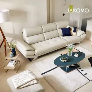 [신세계라이브쇼핑][자코모][장기무이자][스툴증정] 로베 4인 기능성 럭스 통가죽 천연면피 소가죽 소파...