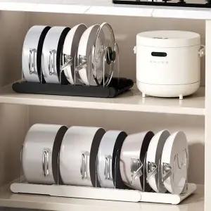 냄비 수납 정리대 주방 식기건조대 후라이팬 거치대 받침대 WFJ6ZRQ