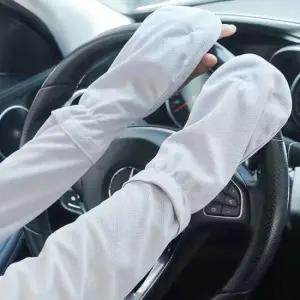 여름쿨토시 햇빛 자외선커버 손등까지 덮히는 운전 쿨토시