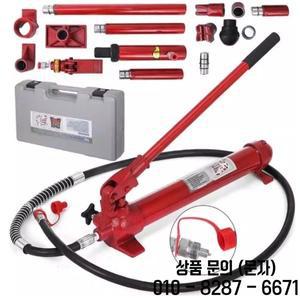 유압 잭 키트 4/10톤 판금 교정 자동차 프레임 형태 수리 도구