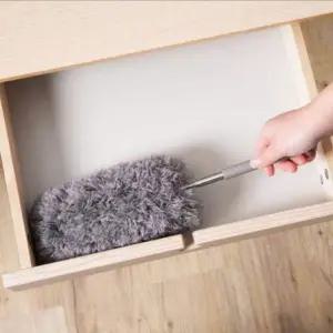 극세사 먼지흡착 길이조절 먼지떨이개 차량 먼지털이