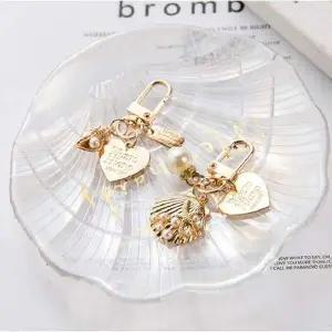 청결공감 자동차키링 보석가방고리 열쇠고리 진주가방