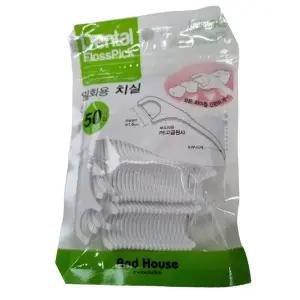 일회용 치실 50P 치석 치과 치아 잇몸 구취 관리