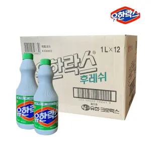 업소용락스 유한락스 후레쉬 1리터 12개입 1박스