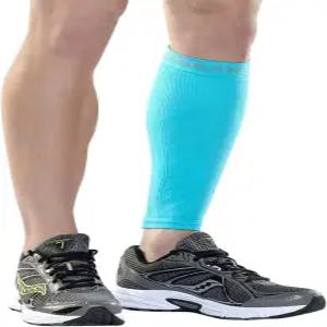 젠사 종아리/신 압박 슬리브 - 신 부목 달리기를 위한 미국산 싱글 레그 제작