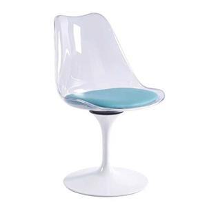 튤립체어 암체어 회전 의자 로비 ro ing 손바닥 심플 페인트 플라스틱 체어 튜립