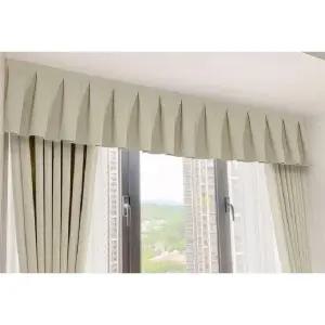 커튼헤드 레일 장식 상부 빛차단 마감재 암막 씰링 이중