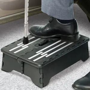 보조계단 노인 미끄럼방지 접이식 발받침대 노인용