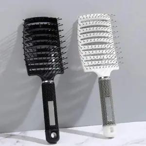 볼륨업 라운드 헤어브러쉬 1P 두피 마사지 머리빗