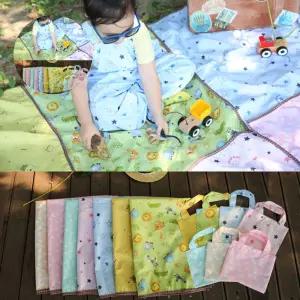 나와니스_ 아동용 방수 휴대용 돗자리(보관가방)