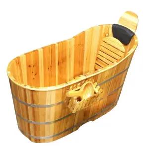 편백나무 반신욕기 홈 간이욕조 편백나무반신욕기