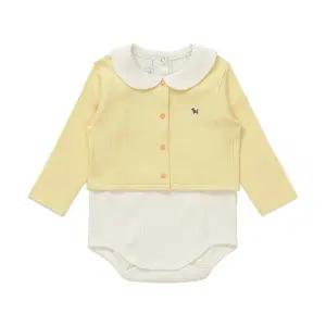 [블루독베이비](신세계 사우스시티)YE) 가디건SET 바디수트 (46170-676-03)