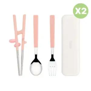 스텐 연습용 젓가락 수저 세트 신학기 준비물