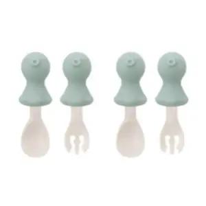 스푼 포크 케이스 휴대용 이유식 준비물 민트