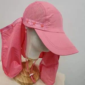 남성 여성 자외선 방수 햇빛차단 캡모자 핑크 카키