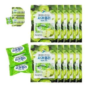 과자 미성식품 사과 향긋한 애플 젤리 간식 젤리(170g)10개