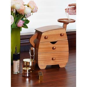 특이한서랍장 인테리어 유니크 선반 진열장 정리 장화발 장식 컬러 빈티지 우든 가구 귀여운