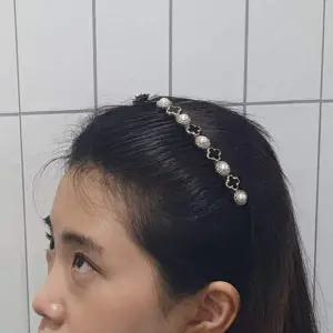 P1 올림머리 클립형 클로버펄 헤어빗핀