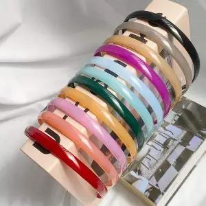 심플 컬러 라인 라이트 소프트 패션 헤어밴드 머리띠