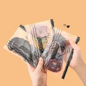 슬림 기본 머리끈 100개입 1P 대용량 헤어 고무줄 똥머리밴드