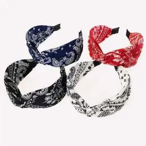 패브릭 머리띠 헤어밴드 단발 웨이브 코디 캐주얼 밍크헤어밴드