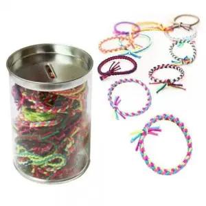 꼰줄밴드 깡통악세서리 악세 머리끈 인디안 혼합50P