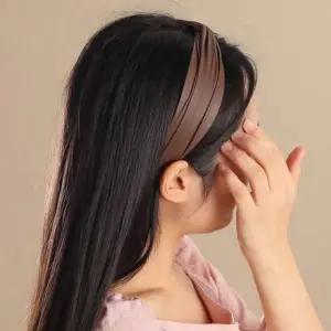 브라운 엔젤슈슈 레자 헤어밴드 꼬임