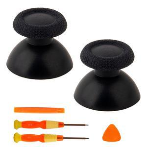 플레이스테이션 포털용 톰신 조이스틱 교체, 오리지널 썸스틱 아날로그 부품 및 PS5 도구 포함 (2PCS) - 블랙