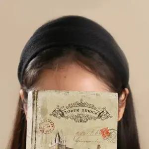 꽈배기 헤어밴드 와이드 머리띠 블랙 헤어악세사리