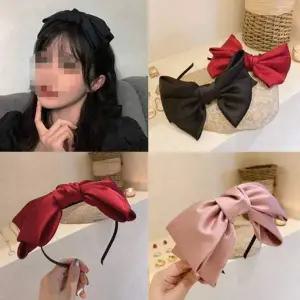 소공녀 머리띠 머리핀 스타일 왕리본 헤어밴드